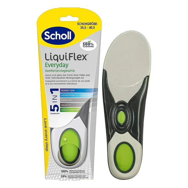 Scholl Liquiflex Everydays Comfort Einlagen - 1 x 2er Pack