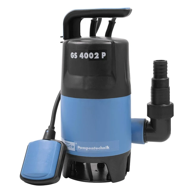 GS4002P Tauchschmutzwasserpumpe mit variabler Schwimmerschalter 94630 Schwarz Bl