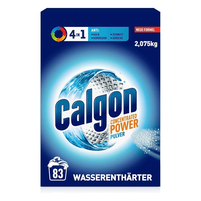 Calgon 4in1 Power Powder - Wasserenthrter gegen Kalkablagerungen Schmutz und 