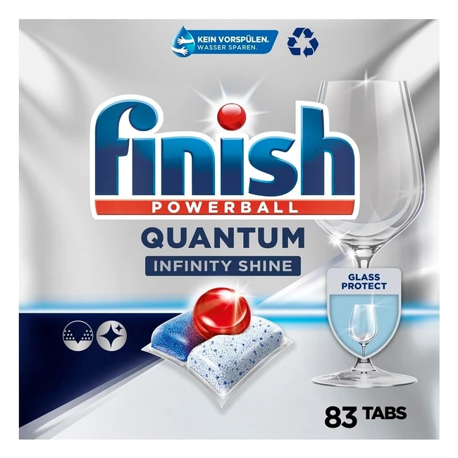 Finish Quantum Infinity Shine Splmaschinentabletten 83er Pack fr tiefe Rei