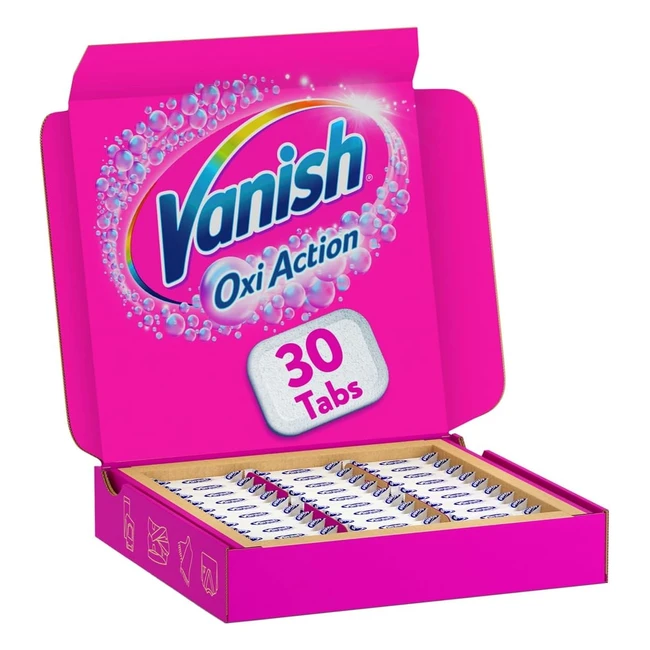 Vanish Oxi Action Multi Power Tabs 1x30 Tabs - Stain Remover & Laundry Booster