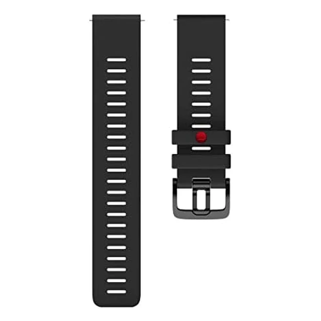 Bracelet de poignet Polar 22 mm adulte unisexe noir ML - Rafrachissez votre st