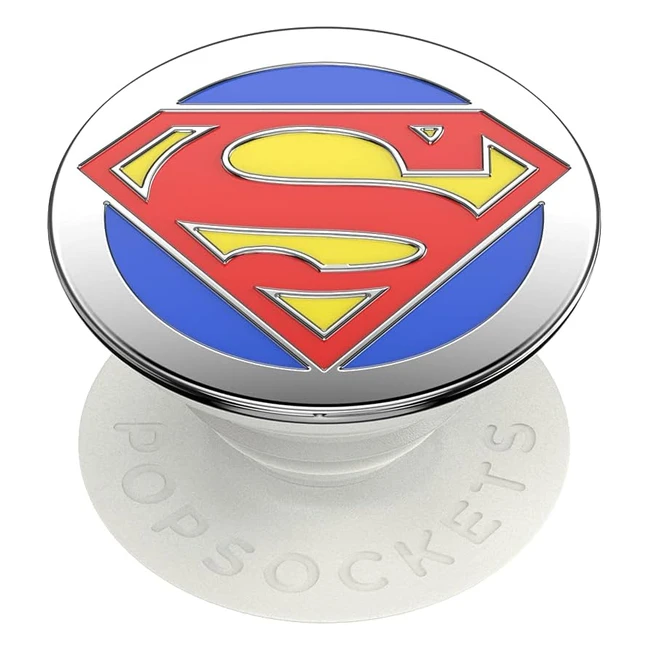 Popsockets PopGrip Expanding Stand and Grip - Superman Enamel - Reference: 12345 - For Smartphones and Tablets