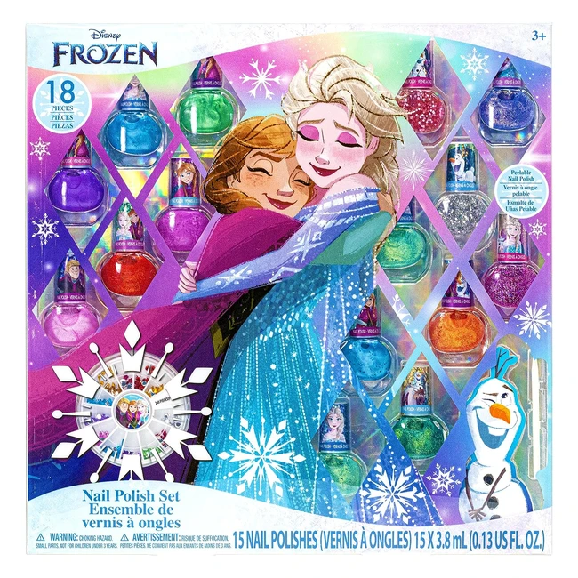 Set Smalti Peeloff Disney Frozen Townley Girl - 18 Pezzi