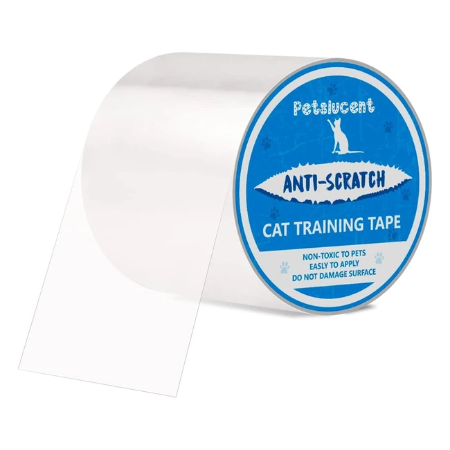Petslucent - Nastro Addestramento Antigraffio per Gatti - Protezione Mobili e Gatti - 10x500cm Blu