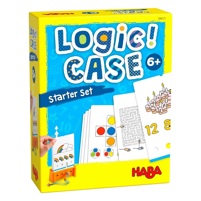 HABA Logic Case Starter Set 6 - Logikspiel für Kinder ab 4 Jahren - Reisespiel 306118