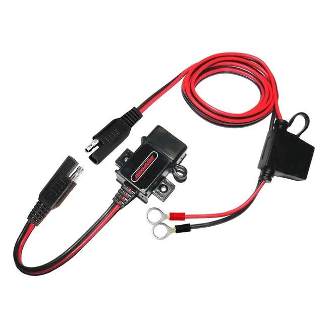 Caricabatterie Moto Motopower MP0609A 31A USB - Ricarica Telefoni Cellulari GPS o Videocamere Sportive