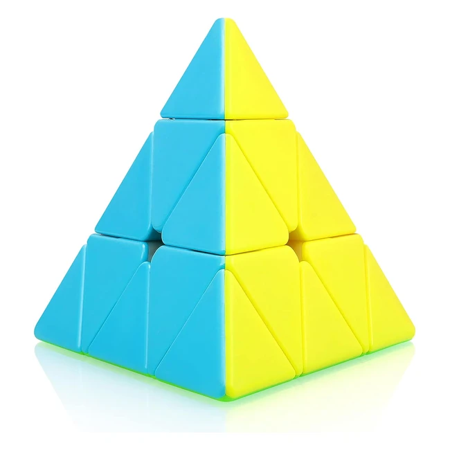Cubo Magico Pyraminx 3x3 Stickerless - Velocit e Liscio - Regalo di Natale