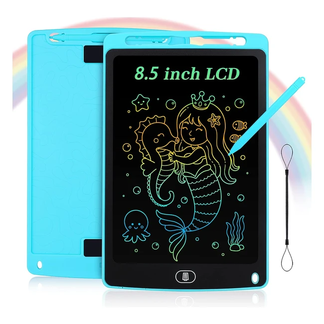 Tavoletta Grafica LCD Coolzon 85 Pollici - Schermo Colorato, Portatile, Cancellabile - Per Bambini e Adulti