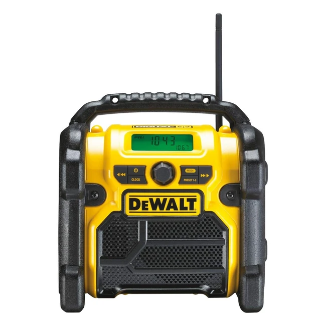 Radio Dewalt DCR020QW: compatta, FM e DAB, audio digitale