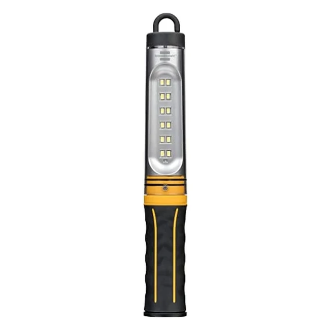 Lámpara de taller portátil LED Brennenstuhl WL 500A - Recargable - Protección contra polvo y llovizna - 520 lm - Hasta 24h de iluminación