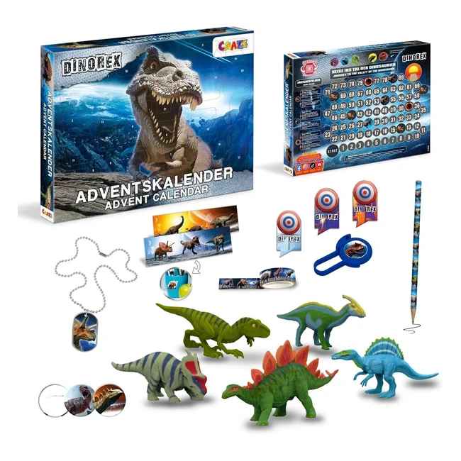 Calendario Avvento Bambini 2022 Dinosauri Giocattoli Scuola Dirorex 33401