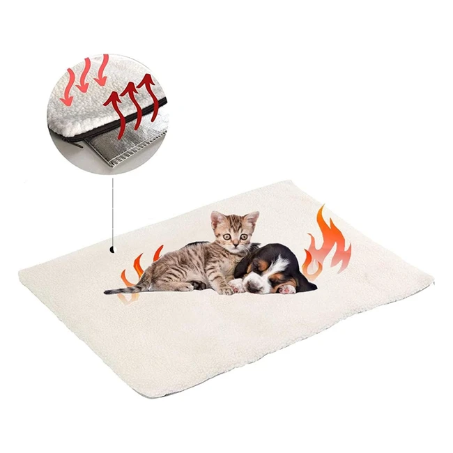 Coussin Autochauffant pour Chat et Chien - Milai - Réf. 12345 - Confort Thermique