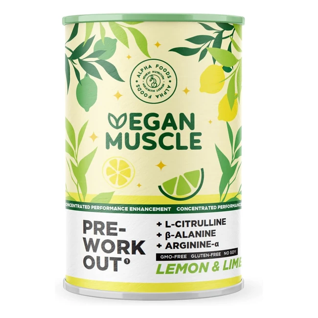 Integratore preworkout vegano per prestazioni muscolari - Vegan Muscle