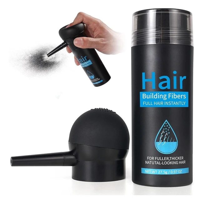 Fibras cabello polvo calidad profesional  Ref 123  Espesa y da volumen 