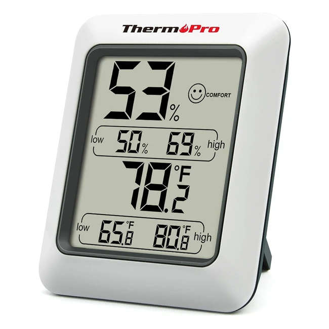 ThermoPro TP50 Digital Thermohygrometer Raumtemperatur- und Feuchtigkeitsmesser