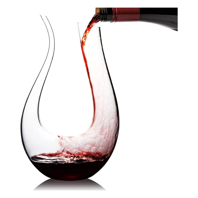Carafe  vin Cooko 1500 ml - Verre souffl  la main sans plomb - Accessoires