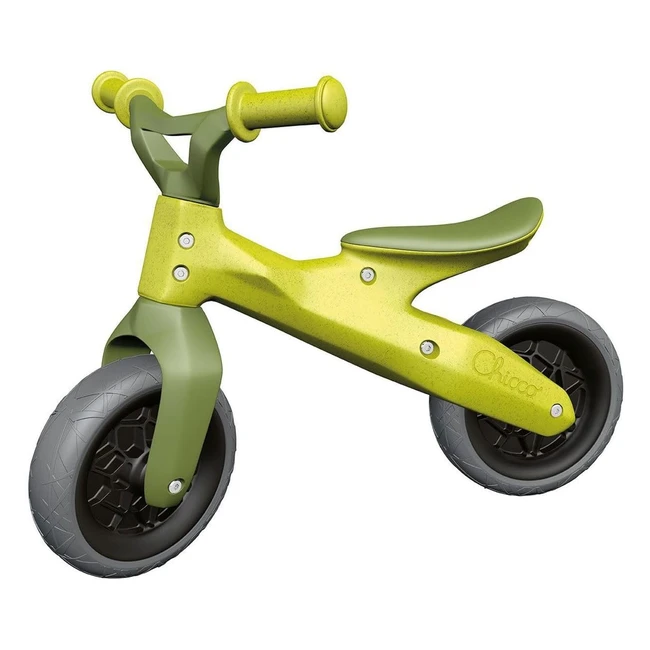 Chicco Balance Bike Eco Bici Bambini 18 Mesi - 3 Anni 25kg Manubrio e Sellino Ergonomici Ruote Antiforatura 80 Plastica Riciclata