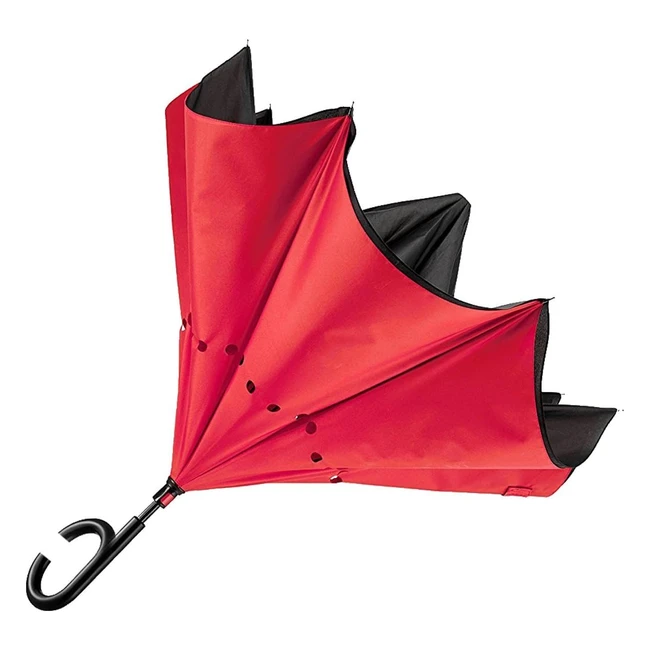 Parapluie inversé coupe-vent avec ouverture inversée - Tempo di Saldi