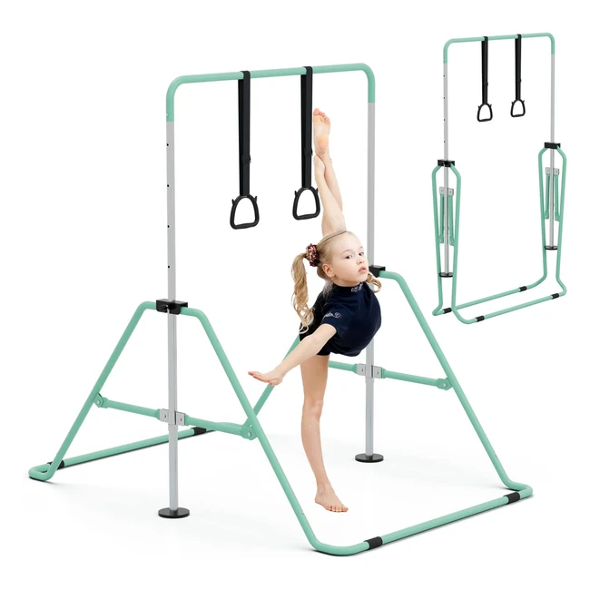 Gymmage Gymnastics Bars - Junior Training Kip Bar - Adjustable Height - Durable & Safe