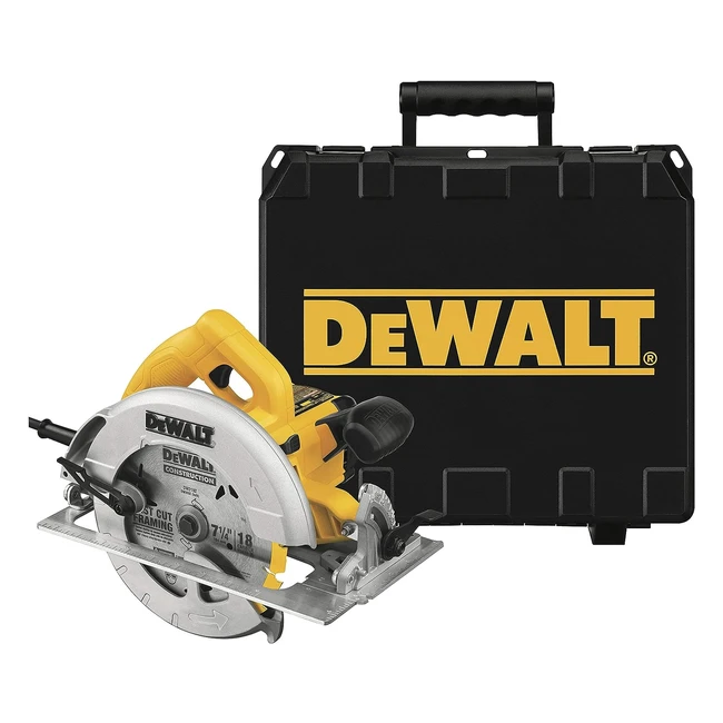 Sierra Circular DeWalt DWE575KQS 1600W - Profundidad de Corte 67mm - Maletín Incluido