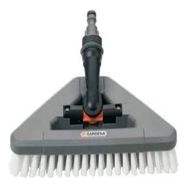 Gardena Joint CC Rubber Waterbearing Cleaning Brush - Effective Cleaning of Corners and Angles