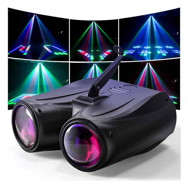 Proyector de efectos de luz LED RGBW 128 patrones - Para discotecas clubes bod
