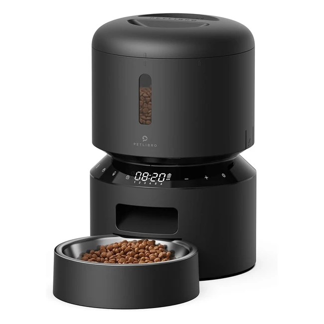 Petlibro Cat Feeder Automatic - Fresh Customised Feeding Plan - Up to 50 Portions - 6 Meals/Day - USB-C Charging - Ideal for Small/Medium Pets