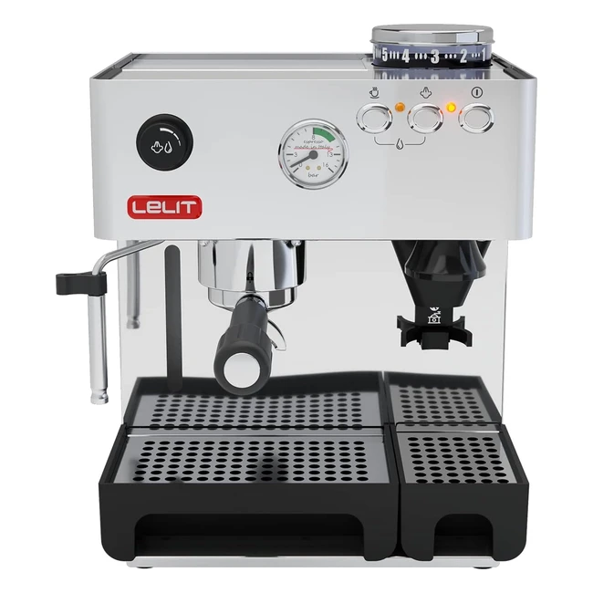 Lelit PL042EM Anita - Máquina Prosumer con Molinillo de Café Integrado