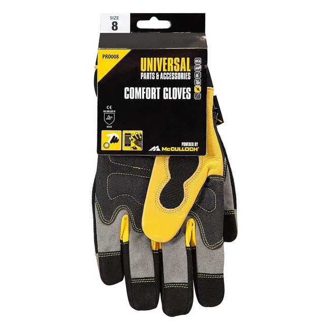 Universal Handschuhe Größe 8 PRO008 - Arbeitshandschuhe für Gartenarbeiten