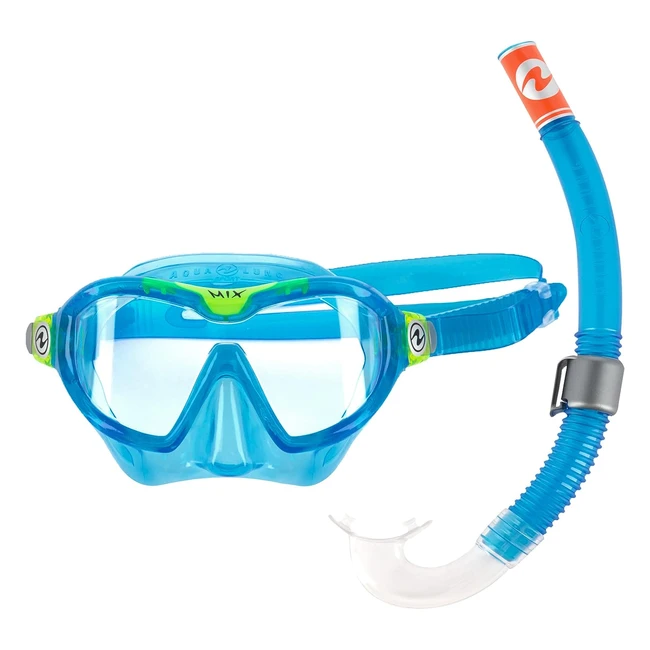 Masque et tuba Aqualung Combo Mix pour enfant - Protection UV joint en silicone