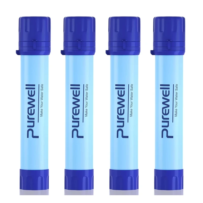 Filtre  eau portable Purewell purificateur personnel 4 tapes limine 99