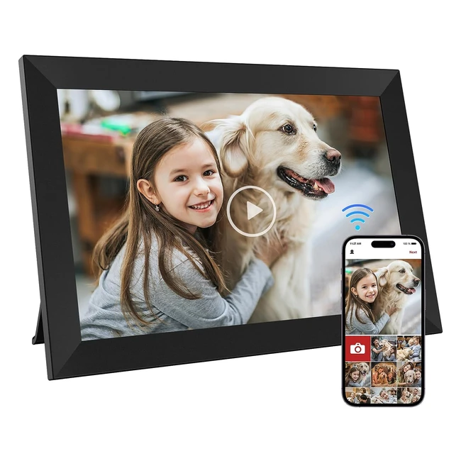 101 inch WiFi Digital Photo Frame - 32GB Memory - IPS LCD Touchscreen - Auto Rotate - Easy Share - Best Choice