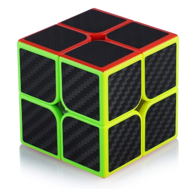 Cubo Magico Maomaoyu Speed 2x2 in Fibra di Carbonio - Scorrimento Veloce e Solid