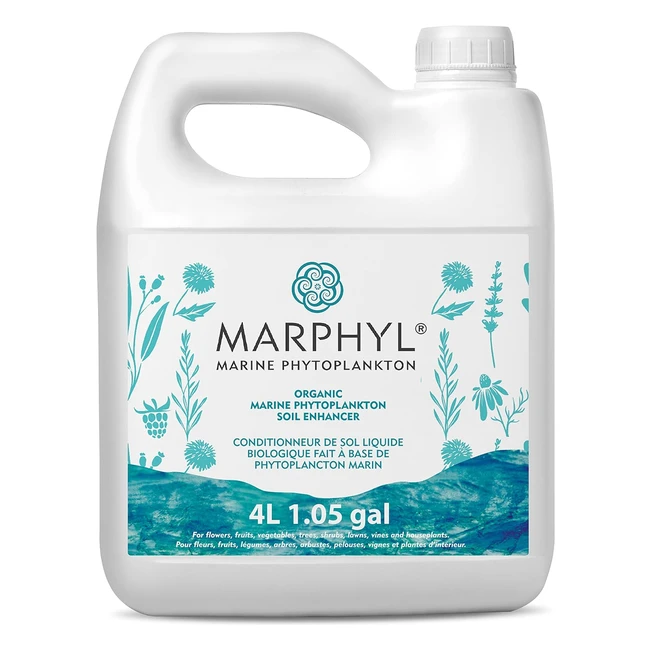 Engrais liquide biologique Marphyl pour plantes intérieur et extérieur - Riche en nutriments
