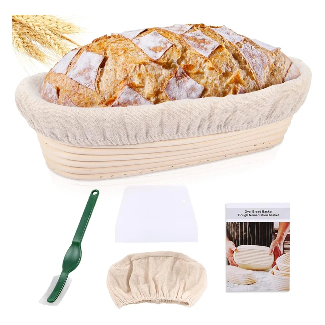 Cestino da lievitazione ovale per pane fatto in casa - FamilyBox