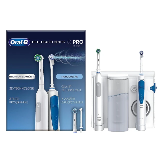 Oral-B Oral Health Centre Oxyjet Technologie 2 Ersatzdsen Pro Series 1 Elekt
