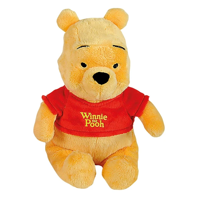 Simba Disney Winnie the Pooh Plüschtier 25 cm - Kuscheliges Spielzeug für Kinder