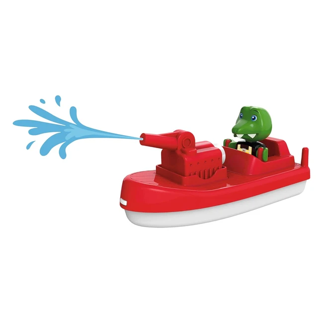 Aquaplay Fireboat - Zubehr fr Aquaplay Wasserbahnen - Feuerwehr Boot mit Sve