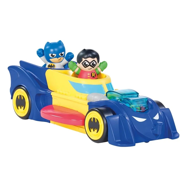Toomies DC Comics Batman E73262 3-in-1 Vehicle - Transforming Mini Batmobile and Jet Engine - Popping Effect - From 12 Months