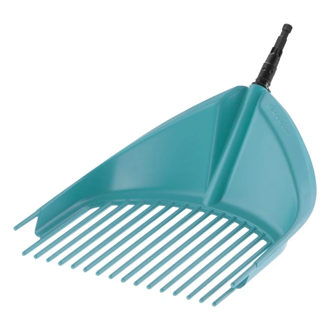 Gardena Combisystem Shovel Rake - Easy-to-handle Shovel Rake for Leaves and Garden Waste | Robust Plastic Prongs | 365cm Width