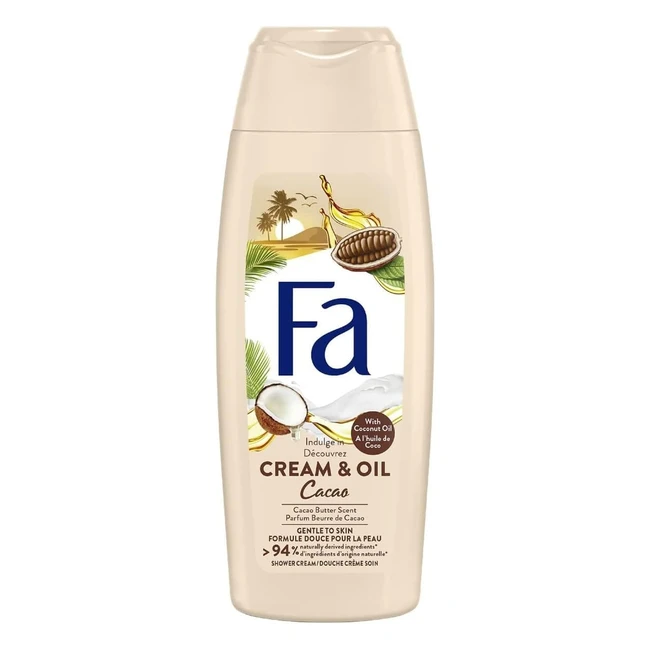 Fa Cream Oil Gel Doccia all'Olio di Cocco Profumo Burro di Cacao 250ml