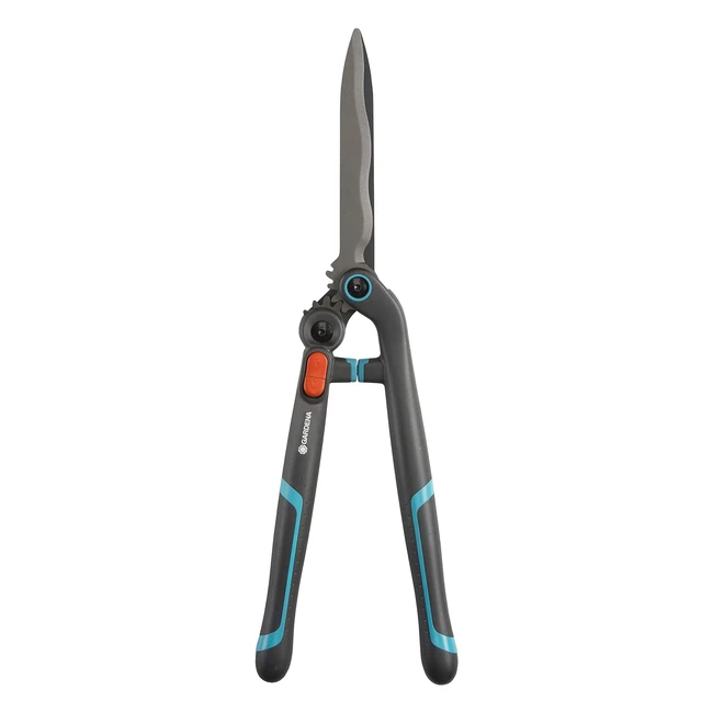 Gardena Hedge Shears 2in1 EnergyCut - Efficient and Easy Trimming - Turquoise/Black