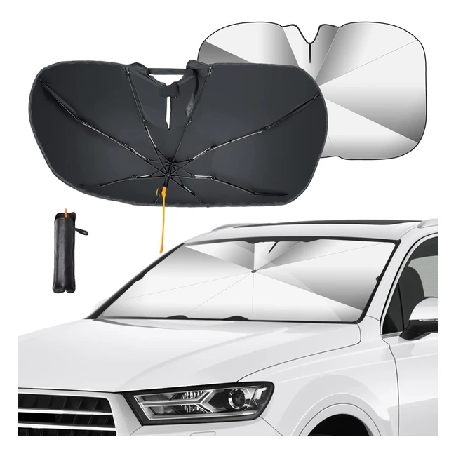 Gohhme Ombrello Parasole Auto 360° - Protezione UV e Isolamento Termico