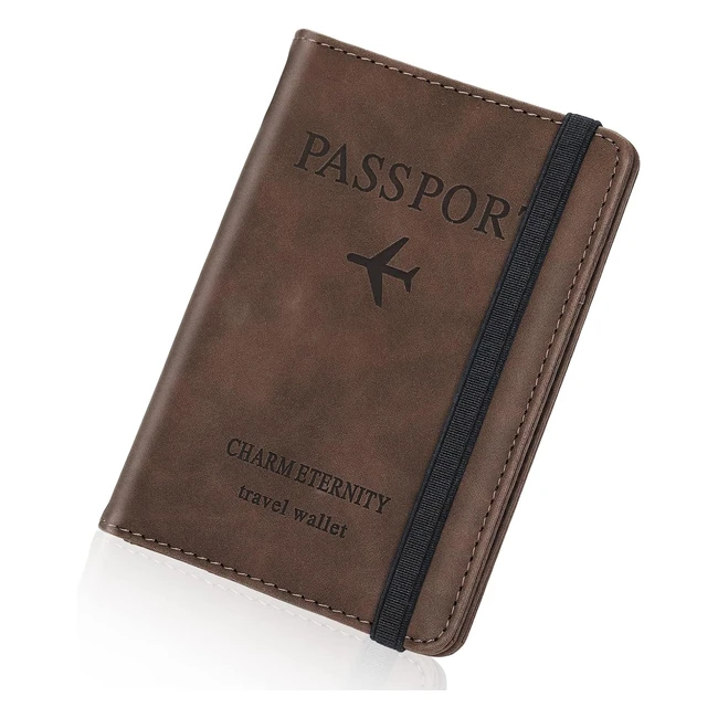 Pochette Passeport Voyage - tui Anti-RFID en Cuir PU - Stockage Scuris pou