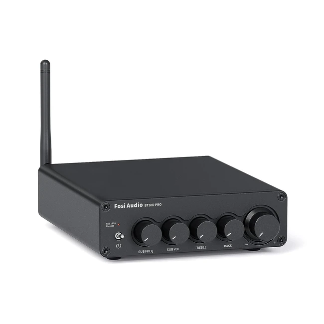 Amplificador de audio Bluetooth Fosi Audio BT30D Pro TPA3255 HiFi 50Wx2 Clase D para hogar y exterior