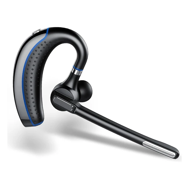 Bluetooth Headset ENC Noise Cancelling Wireless - Clear Calls, 15h Talk Time