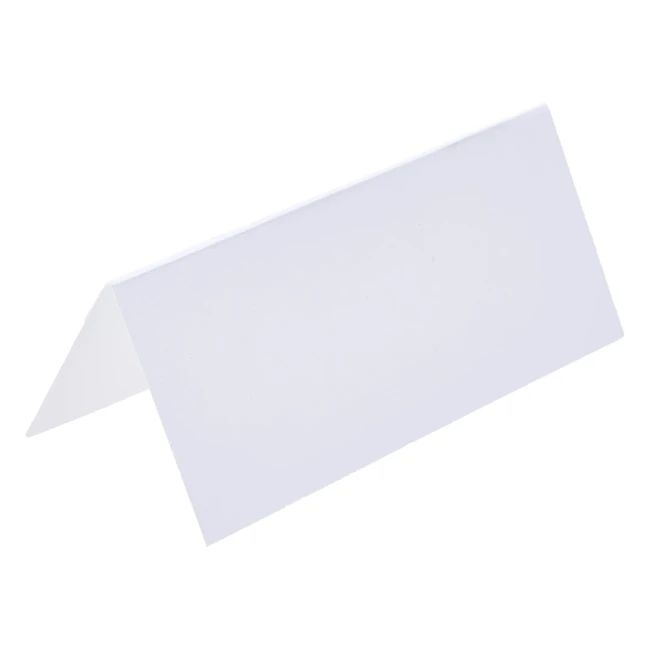 Biglietti Segnaposto Papermania 90x100mm - Confezione da 20 - Colore Bianco