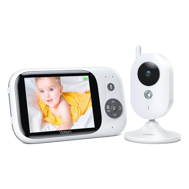 Yoton Babyphone 32 930mAh - Vidéo et Audio - Surveillance Vox - Communication Bidirectionnelle - Réveil - Nounours pour Enfant/Personnes Âgées/Animaux