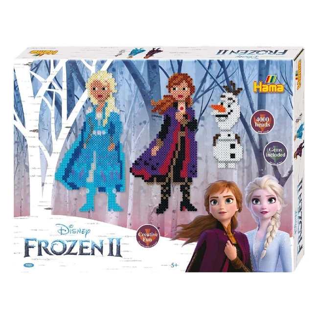 Hama 107921 Disney Frozen - Set di Perline a Mosaico Misto